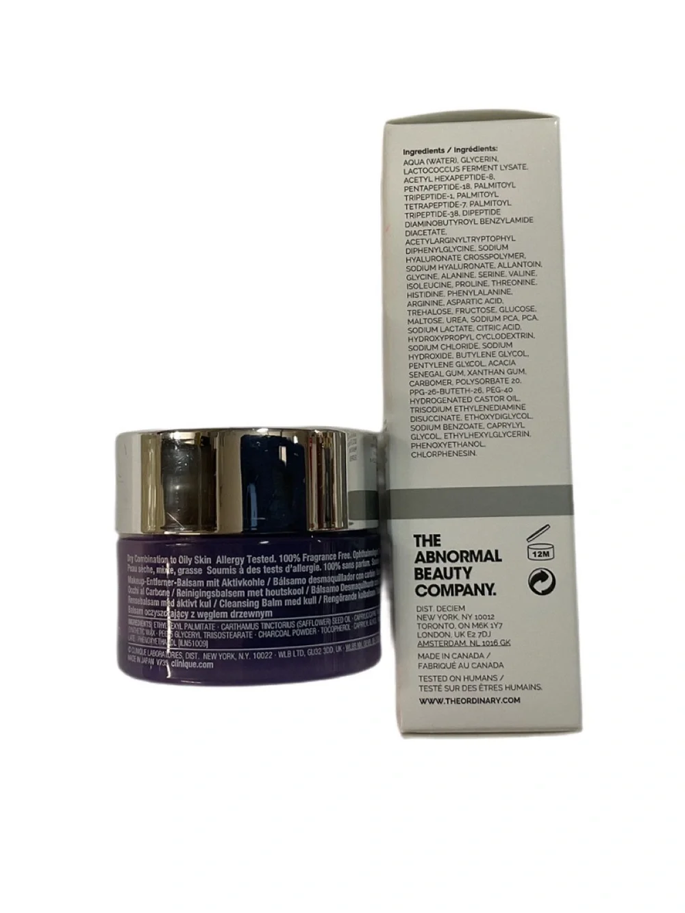 Clinique Take The Day Off Cleansing Balm + The Ordinary Buffet Serum Bundle NEW